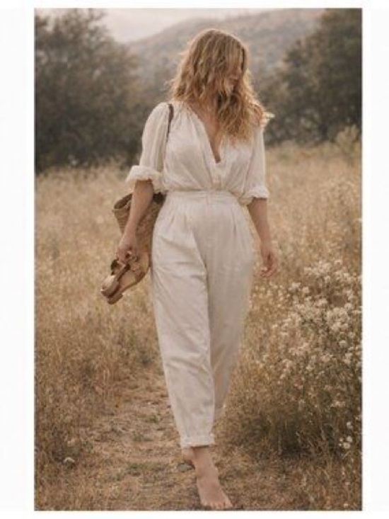Doen Pants - DÔEN Louvre Linen Cotton Pants Salt Size 6 NWT Coastal Quiet Luxury
